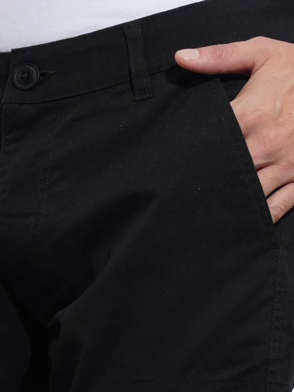 Being Human Clothing-Mens-Bottom-Cargo Black