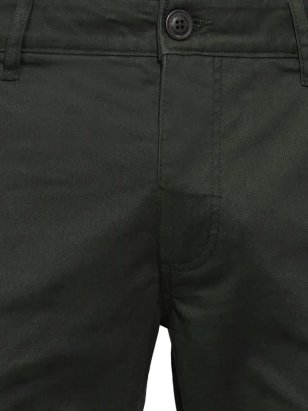 Being Human Clothing Mens-Bottom Cargo Bottle Green