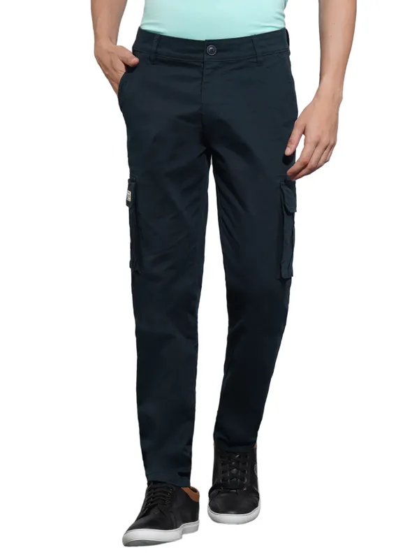 Being Human Clothing-Mens-Bottom-Cargo Navy