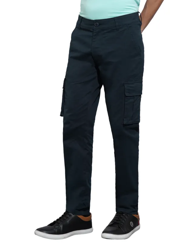 Being Human Clothing-Mens-Bottom-Cargo Navy