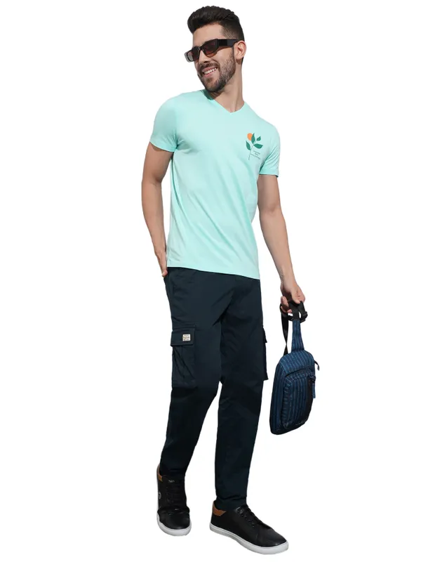 Being Human Clothing-Mens-Bottom-Cargo Navy