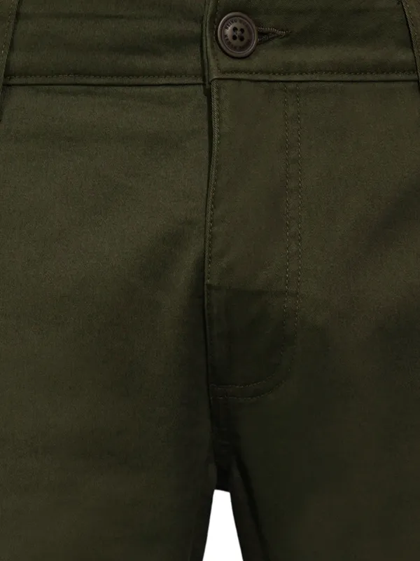 Being Human Clothing Mens-Bottom Cargo Olive