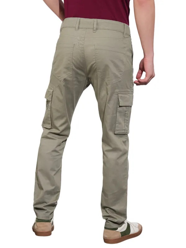 Being Human Clothing Mens-Bottom Cargo Stone