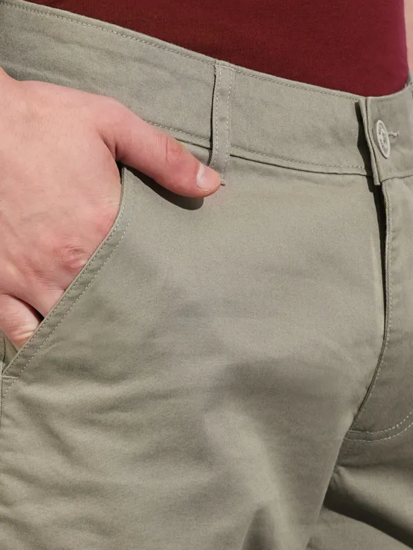 Being Human Clothing Mens-Bottom Cargo Stone