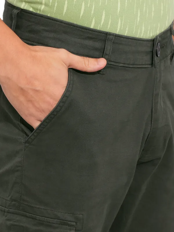 Being Human Garments-Mens-Bottom-Joggers Bottle Green