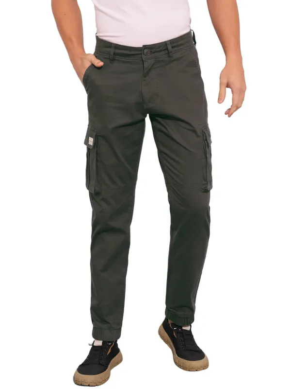 Being Human Garments-Mens-Bottom-Joggers Charcoal