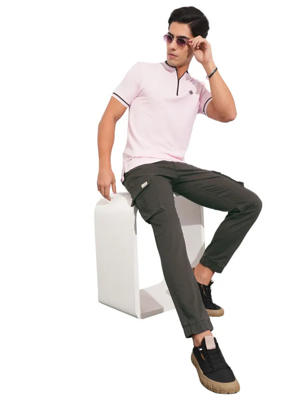 Being Human Garments-Mens-Bottom-Joggers Charcoal