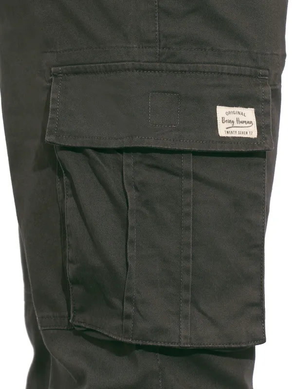Being Human Garments-Mens-Bottom-Joggers Charcoal