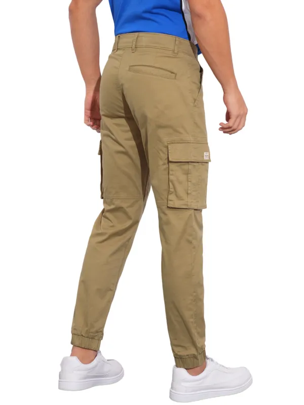 Being Human Garments-Mens-Bottom-Joggers Khaki