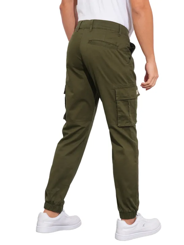 Being Human Garments-Mens-Bottom-Joggers Olive