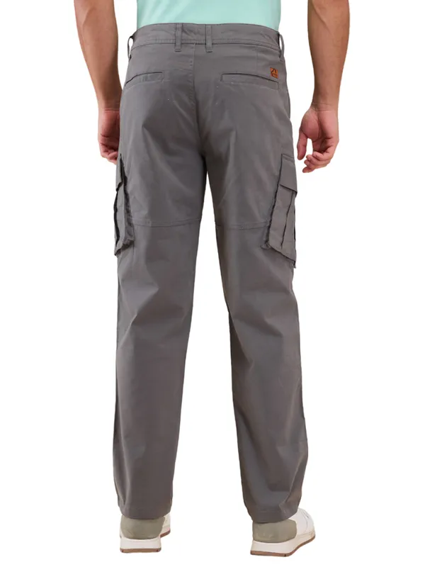 Being Human Clothing Men Grey Solid Cargo