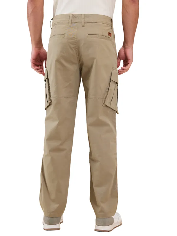Being Human Clothing Men Green Solid Cargo