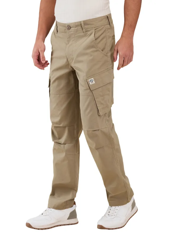 Being Human Clothing Men Green Solid Cargo