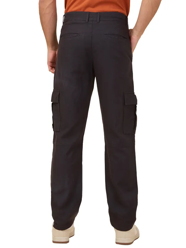 Being Human Clothing Men Grey Solid Cargo
