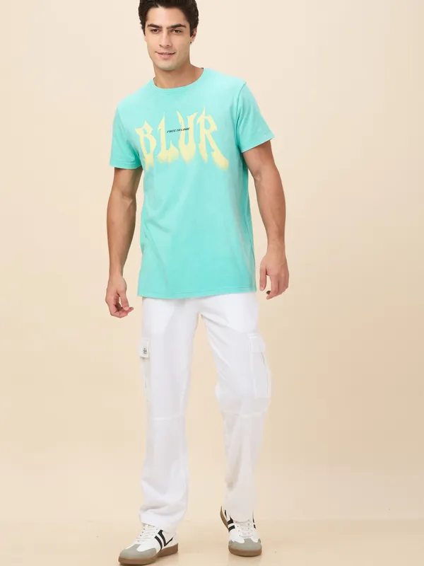 Being Human Clothing Men White Solid Cargo