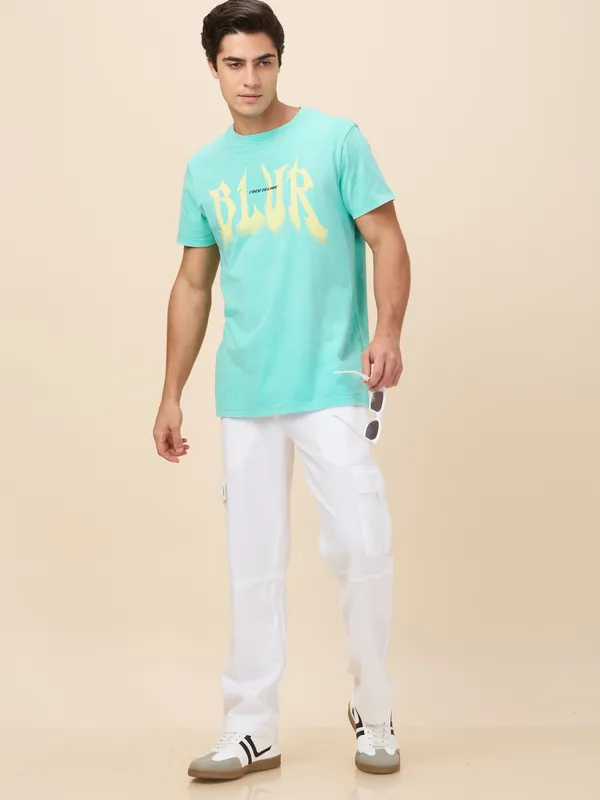 Being Human Clothing Men White Solid Cargo