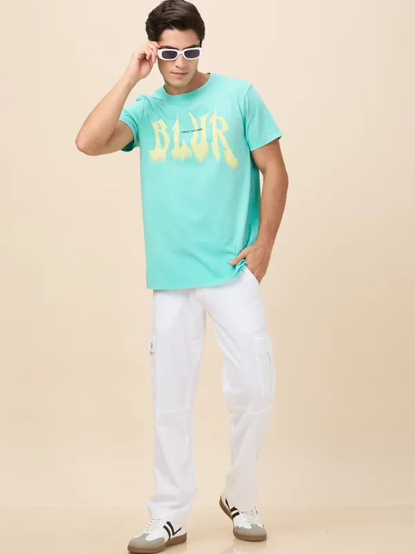 Being Human Clothing Men White Solid Cargo