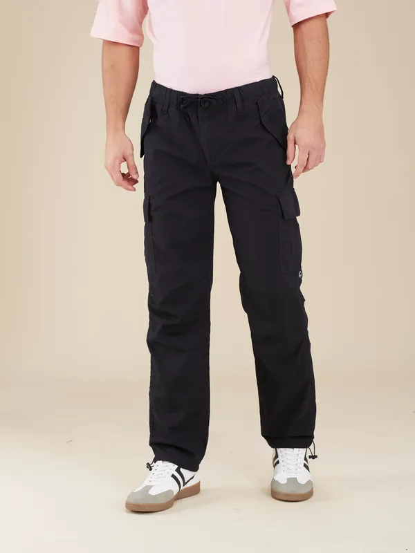 Being Human Mens-Bottom Cargo Black