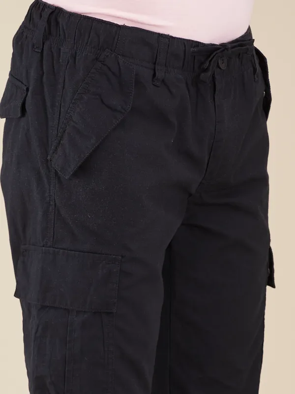 Being Human Mens-Bottom Cargo Black