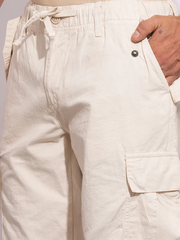Being Human Mens-Bottom Cargo Fawn