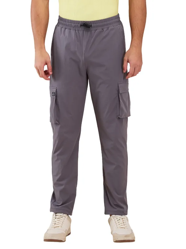 Being Human Clothing Men Grey Solid Cargo