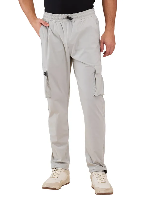 Being Human Clothing Men Grey Solid Cargo