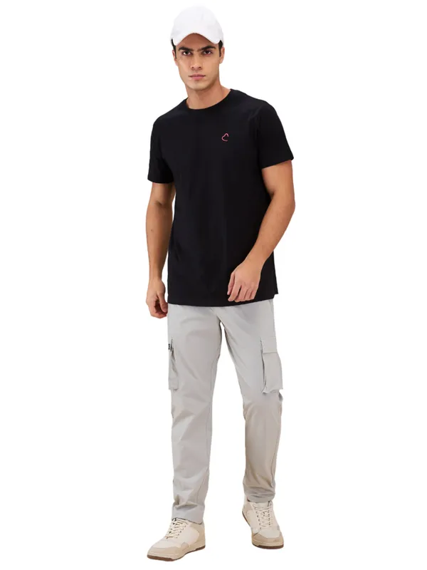 Being Human Clothing Men Grey Solid Cargo