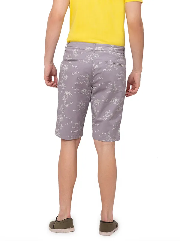 Being Human Clothing Men Regular Fit Shorts-Grey
