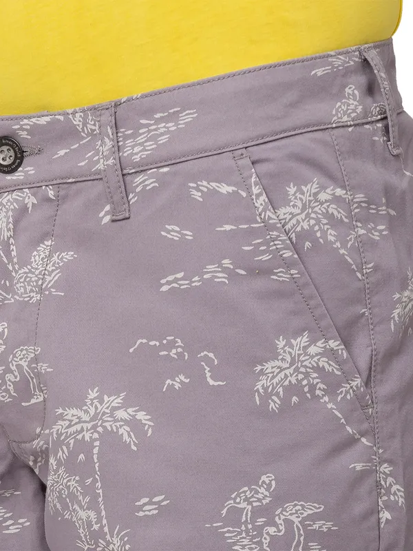 Being Human Clothing Men Regular Fit Shorts-Grey