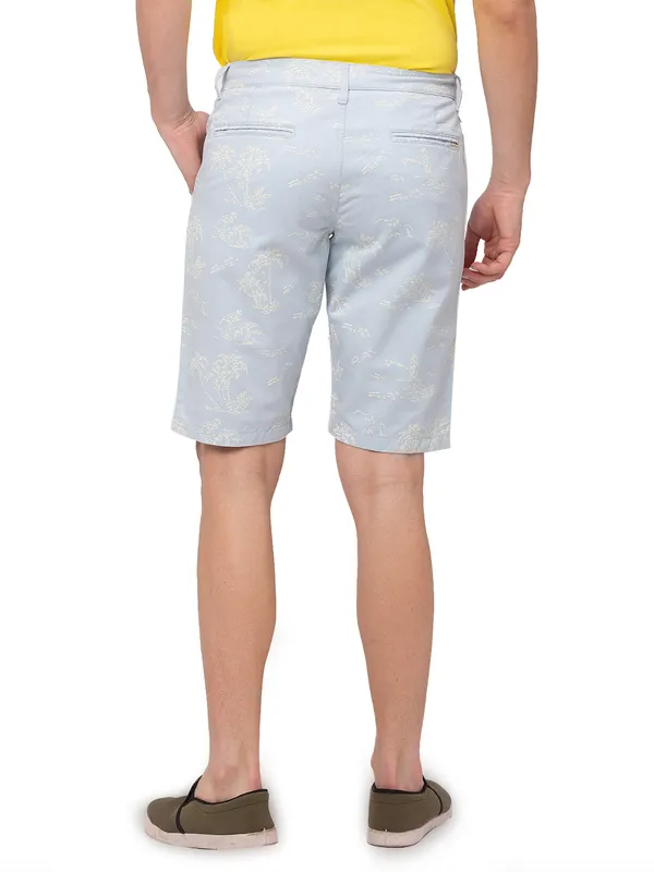 Being Human Clothing Men Regular Fit Shorts-Mid Blue