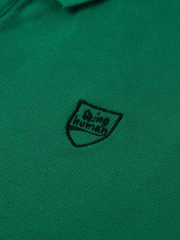 Being Human Regular Fit Men Polo Neck T-Shirts-Deep Green