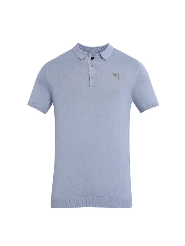 Being Human Regular Fit Men Polo Neck T-Shirts-Grey