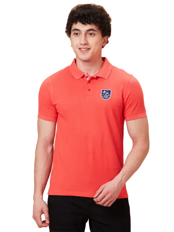 Being Human Clothing Men Regular Fit T-Shirts-Rediant Red