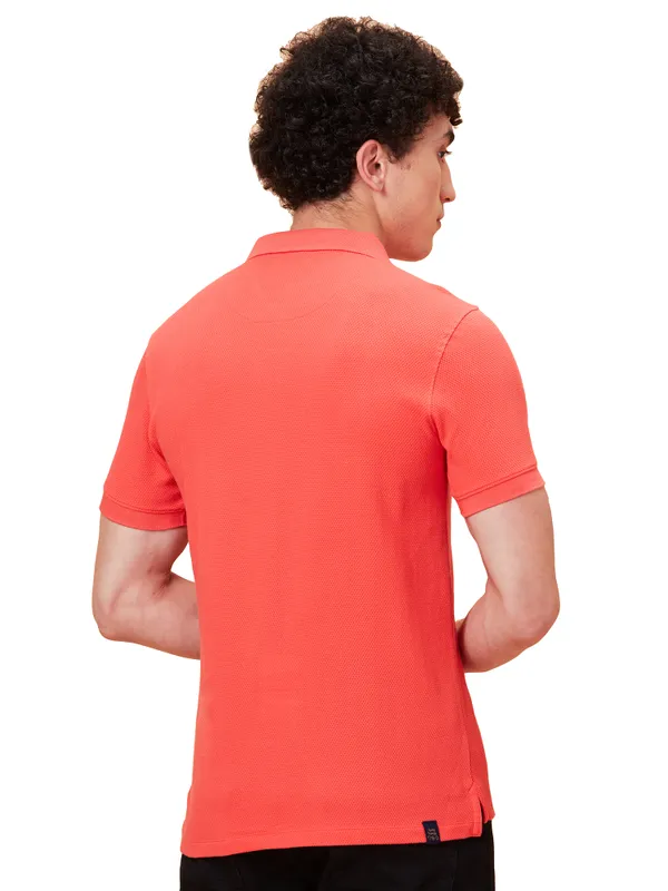 Being Human Clothing Men Regular Fit T-Shirts-Rediant Red