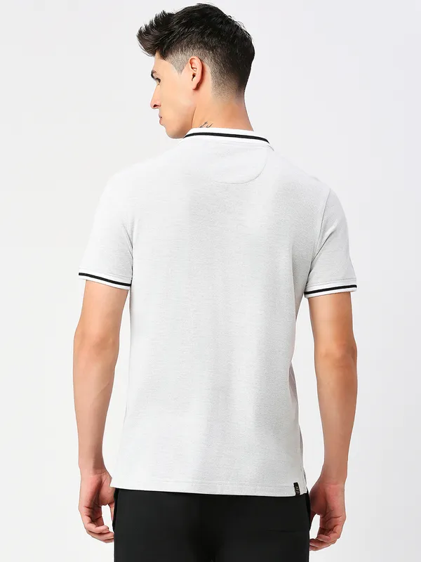 Being Human Men Regular Fit T-Shirts-Grey