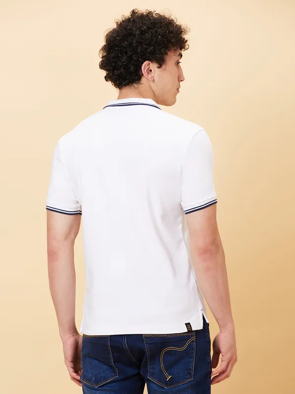 Being Human Clothing Men Regular Fit T-Shirts-White