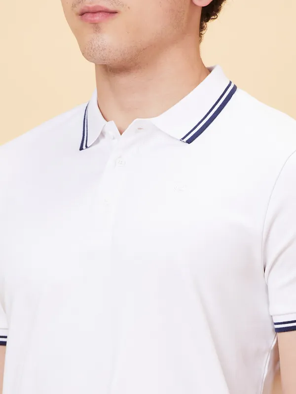 Being Human Clothing Men Regular Fit T-Shirts-White