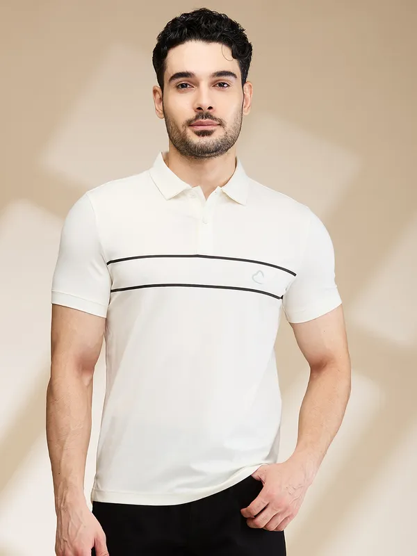 Being Human Clothing Mens-Top Polo Neck White