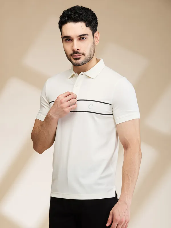 Being Human Clothing Mens-Top Polo Neck White