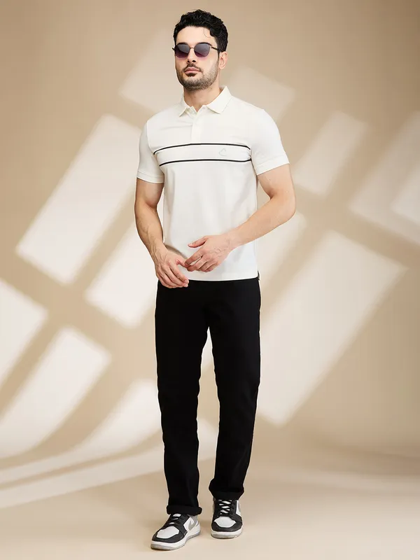 Being Human Clothing Mens-Top Polo Neck White