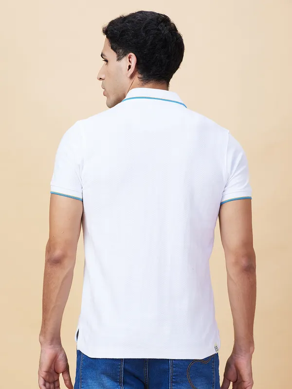 Being Human Clothing Mens-Top Polo Neck White