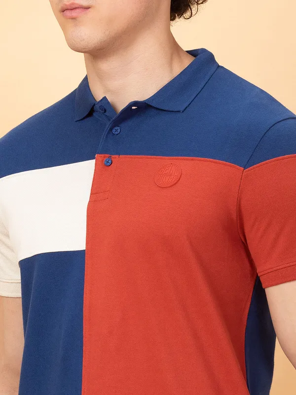 Being Human Mens-Top Polo Neck Navy