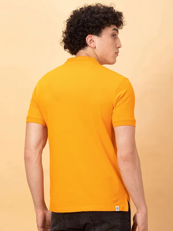 Being Human Clothing-Mens-Top-Polo Neck Sky Blue