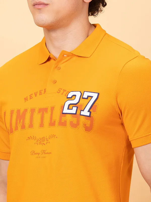 Being Human Clothing-Mens-Top-Polo Neck Sky Blue