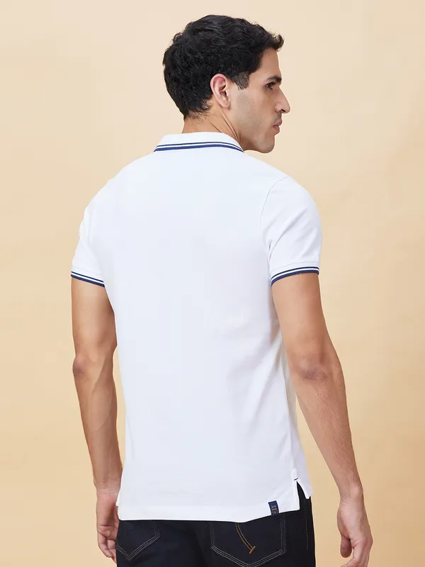 Being Human Clothing Mens-Top Polo Neck White