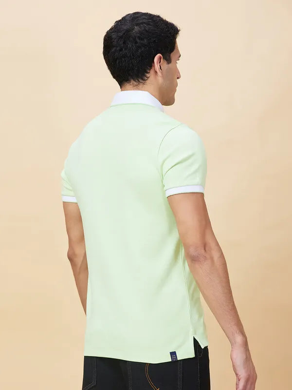 Being Human Clothing Mens-Top Polo Neck Peppermint