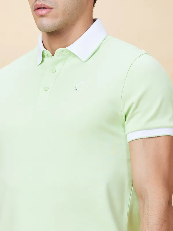 Being Human Clothing Mens-Top Polo Neck Peppermint