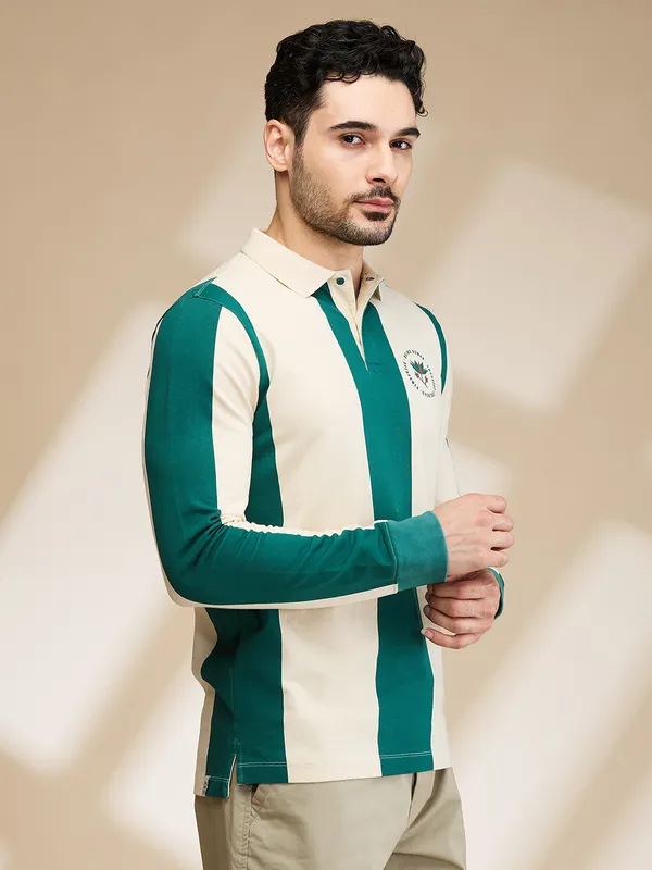 Being Human Clothing Mens-Top Polo Neck Chalk