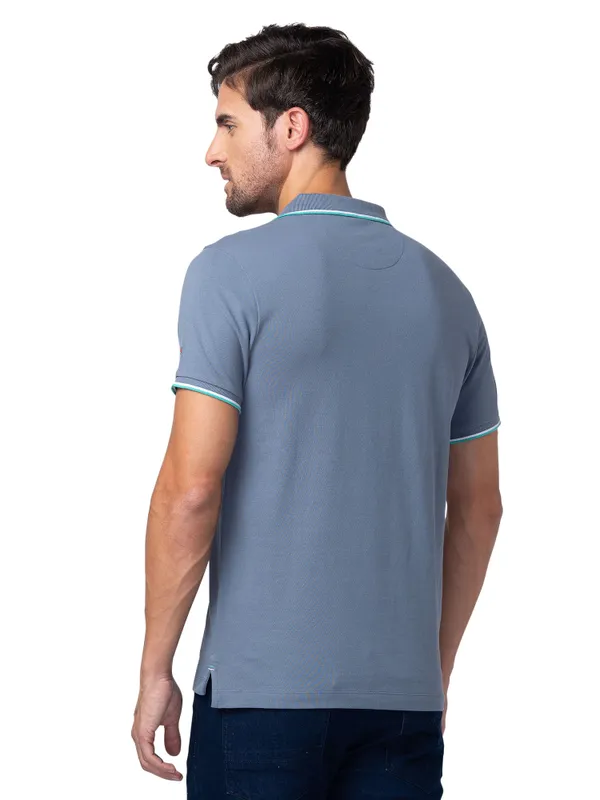 Being Human Clothing Men Regular Fit Polo Neck T-Shirts-Flint Stone