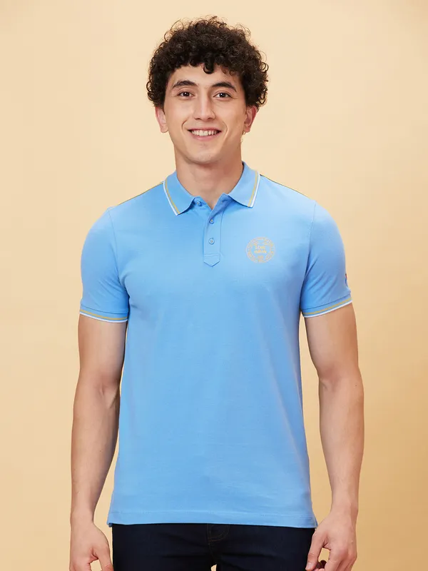 Being Human Regular Fit Men Polo Neck T-Shirts-All Aboard